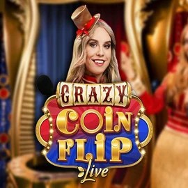 Crazy Coin Flip slot logo by Evolution at Lottomatica CasinoCrazy Coin Flip