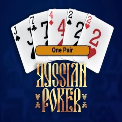 Russian Poker slot logo by OneTouch Games at Lottomatica Casino